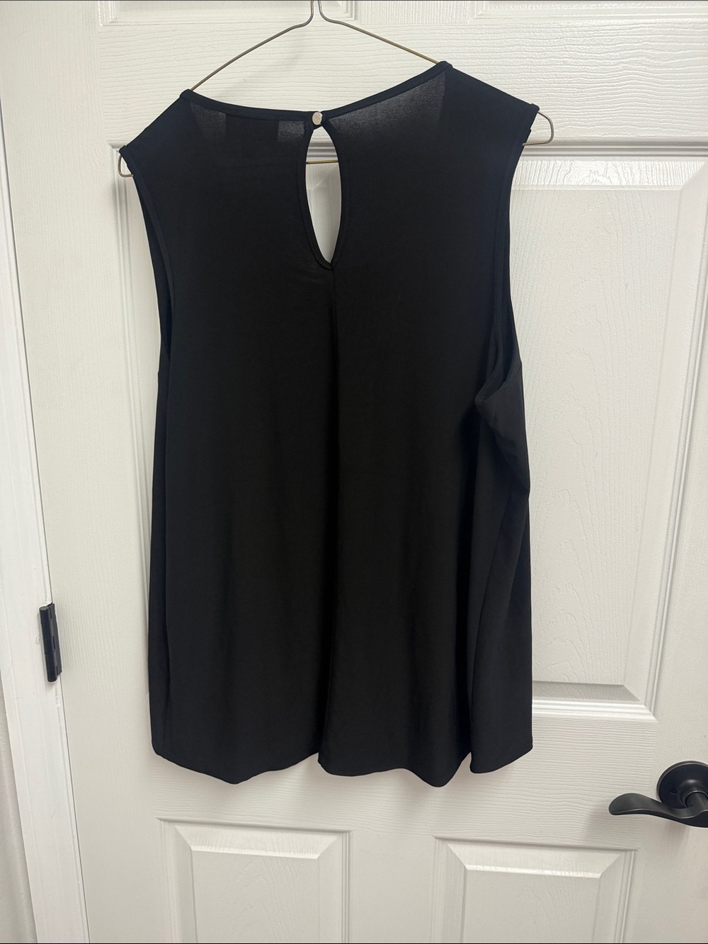 AUW Black top with Silver Accent never worn no tag. XL - Picture 5 of 5